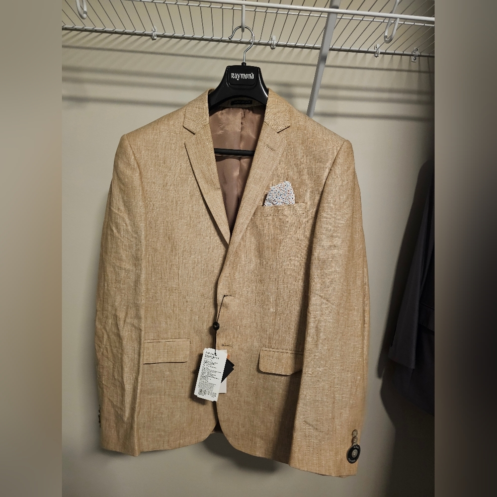 Park Avenue pure linen slim fit blazer
